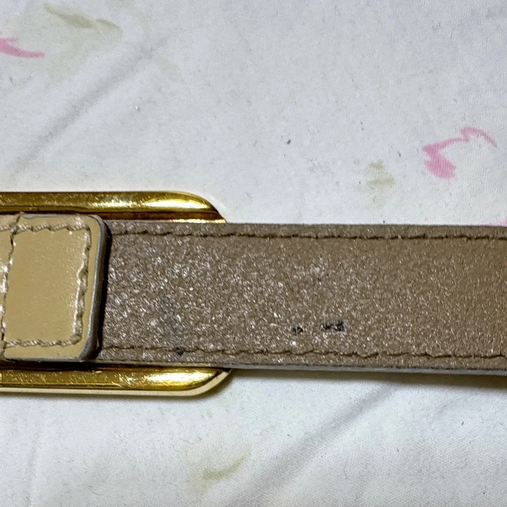 Bally Tan Leather Belt with Gold Buckle - Picture 14 of 15